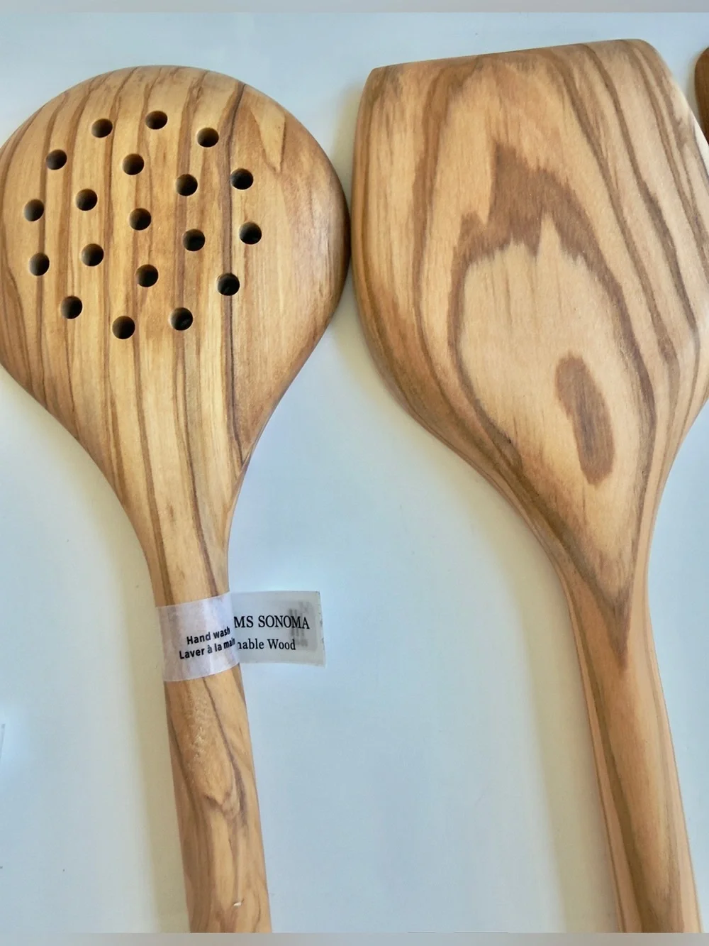 Williams Sonoma 5 Pc Italian Olivewood Utensils, Brand New, Retail $215